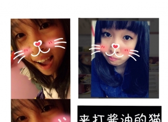 [分享]160427 邓紫棋猫咪派对 一粉丝P图被赞可爱