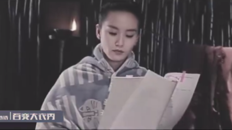 [新闻]170914 诗诗片场上演百变大衣秀 大冬天拍戏苦中作乐