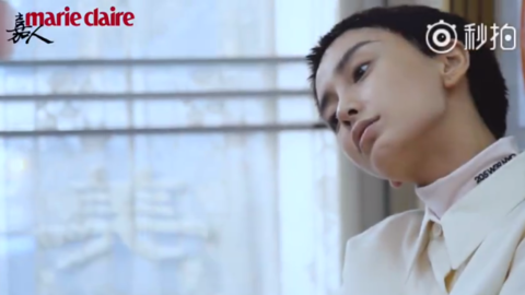 [新闻]180912 感受高清镜头下无懈可击的美 Angelababy《嘉人》十月刊封面花絮公开