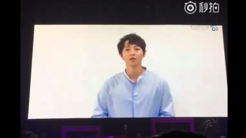 [分享]181010 会动的欧巴出现！义气仲基为演员柳演锡送上祝福视频