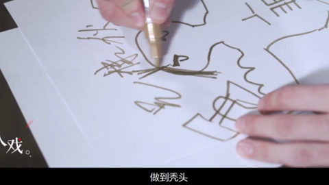 [新闻]181226 ​王鹤棣《入戏》专访预告：棣棣手绘兄弟伙粉丝画像，八块腹肌秃头笑skr人
