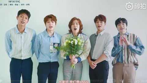 [分享]190101 新的一年由INFINITE送的花花开始~2019年也请拜托啦！