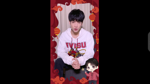 [新闻]190208 大年初四占“羊”日，熙崽讲述春联趣事