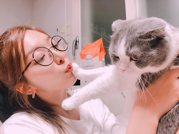 [新闻]180720 澯美作为铲屎官的日常生活 服侍一只高冷的猫主子