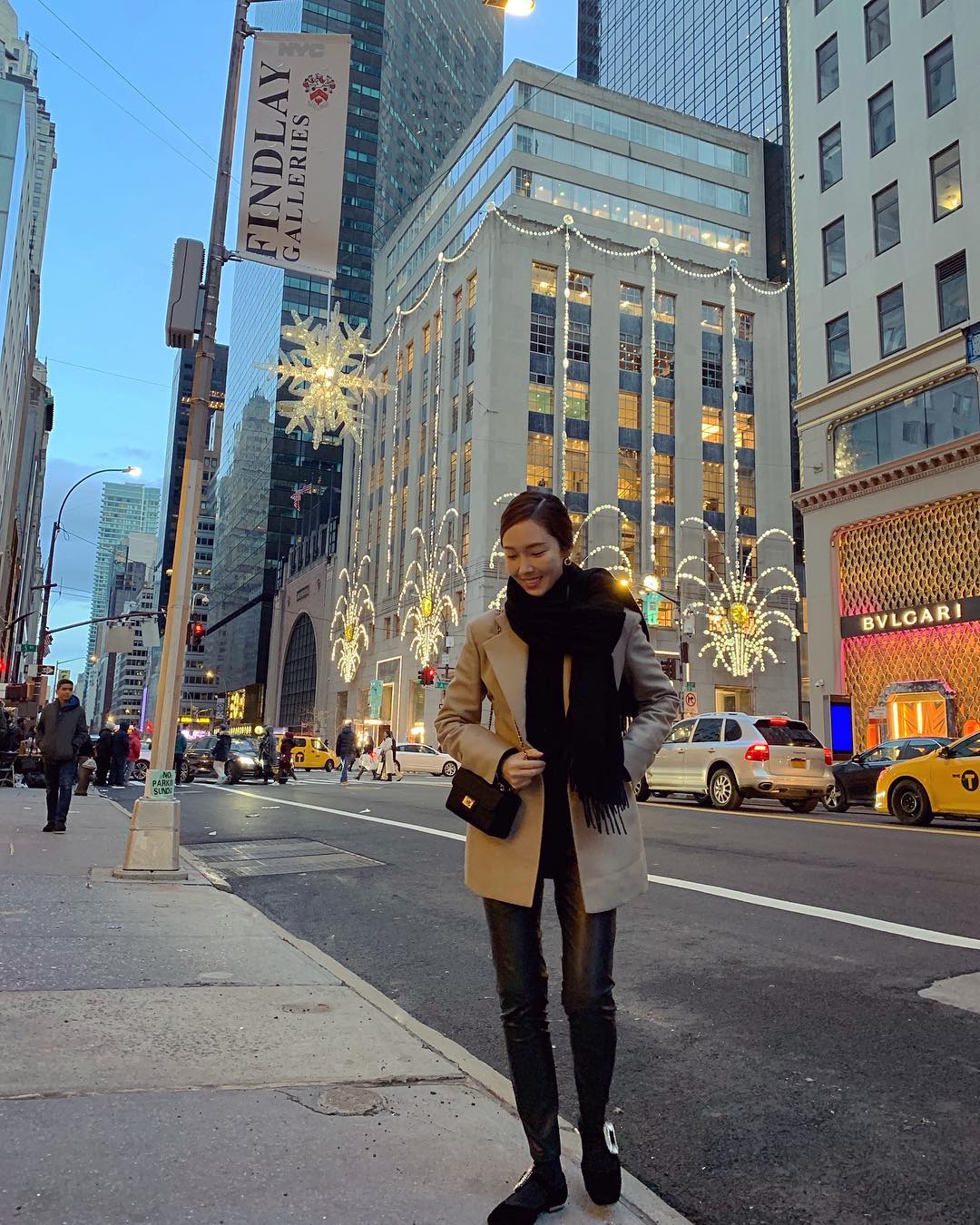 [分享]190105 Jessica郑秀妍汇报纽约近况 随便拍也是画报的既视感