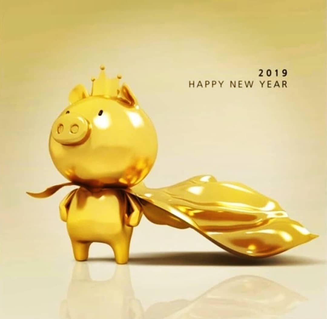 [分享]190204 准备好迎接黄金猪年！恩静发金猪给大家拜年了！