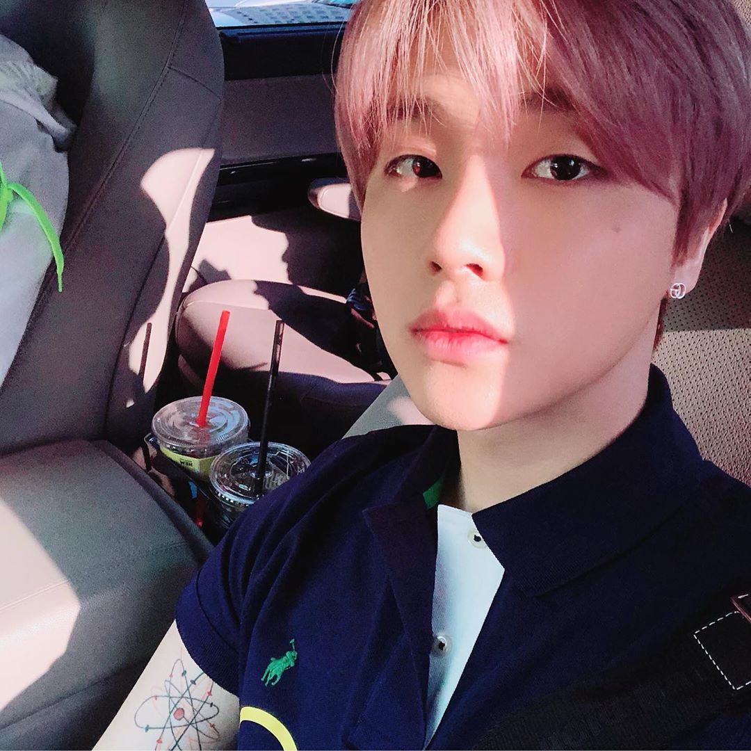 [新闻]190515 振焕以自拍开启美好的一天 “纹身过分好看了”