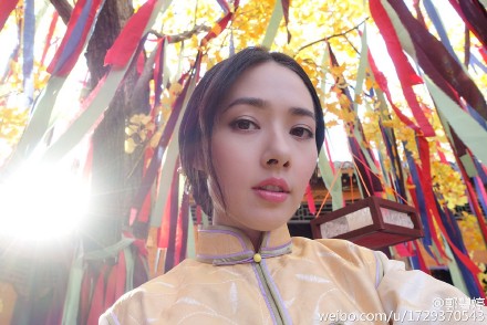 [分享]160301 时隔两周 郭碧婷更新微博晒超仙自拍