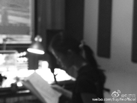 [新闻]160630 刘亦菲完成电影配音 发图撇清关系