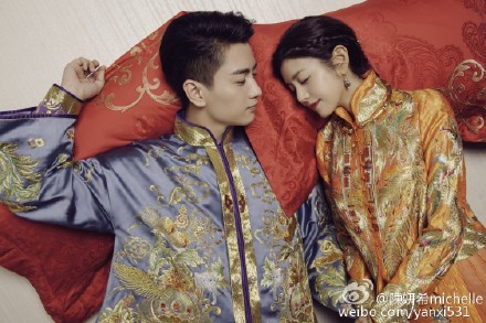 [新闻]160724 陈妍希婚礼后甜蜜发感言：谢谢亲爱的老公