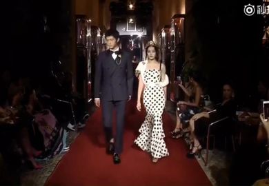 170924【迪丽热巴】Dolce & Gabbana 官网更新秀场视频cut