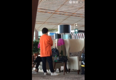 171004【迪丽热巴】飞米兰前夕路透