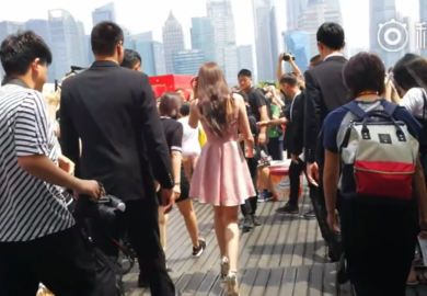 180720【迪丽热巴】哈根达斯品牌活动 迪丽热巴出场（饭拍1）