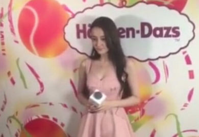 180721【迪丽热巴】哈根达斯品牌活动媒体拍照（饭拍2）