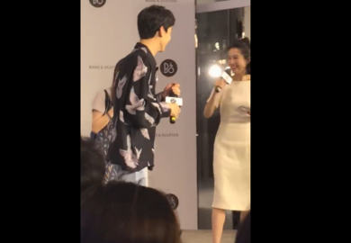 180921【白敬亭】B&O发布会 鸽圈大大与小白会面