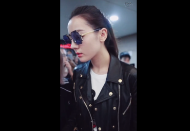 180922【迪丽热巴】上海飞米兰出发07