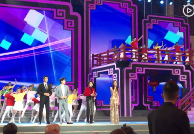 190117【迪丽热巴】中国文联春晚录制现场 演唱《我的新时代》