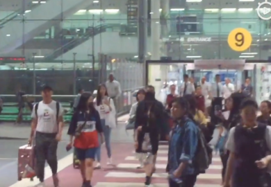 190614【迪丽热巴】泰国机场接机饭拍