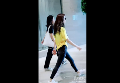 190710【迪丽热巴】迪丽热巴今日路透饭拍