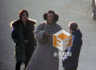 [新闻]151208 黄晓明雪天拍玄奘 新疆品尝农家饭