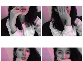 [新闻]160406 孟佳给粉丝晚安 手指上的心跳纹印惹眼
