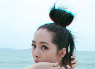 [新闻]160407 郭碧婷更博 晒三亚唯美写真