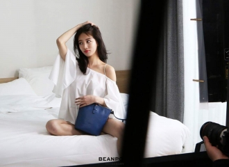 [分享]160411 秀智Beanpole Accessory2016夏季画报拍摄官方花絮图 包美人更靓