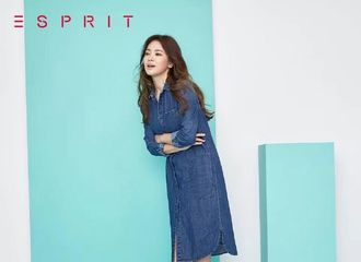 [新闻]170210 乔妹代言照更新 牛仔连衣裙展春日魅力
