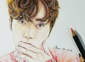 [分享]171030 画手Amy新作，真的把海镇欧巴画得很传神啊！