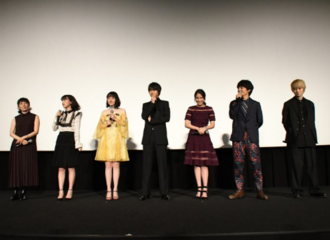 [新闻]171104 《冰菓》首映舞台见面会，山崎贤人说很开心！