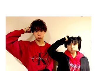 [新闻]180111 片寄凉太ins更新   橘兄妹的有爱合照