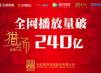 [新闻]180316 《猎场》全网播放量破240亿！位列同类题材电视剧首位！
