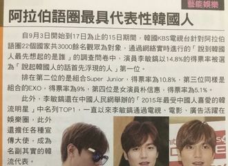 [新闻]180915 阿拉伯语圈最具代表性的韩国人——李敏镐