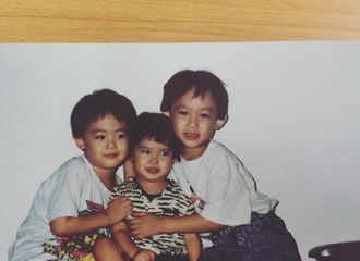 [分享]190222 霍文库肉嘟嘟三兄妹 一家人的发型就要整整齐齐！
