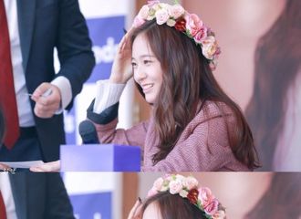 [分享]190313 带上花环就是花仙子水晶！这就是花仙子本人啊！