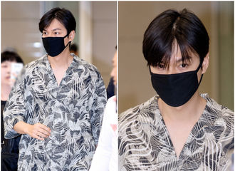 [新闻]190627 雕塑一样的外貌非常突出，展现出了机场的时尚！