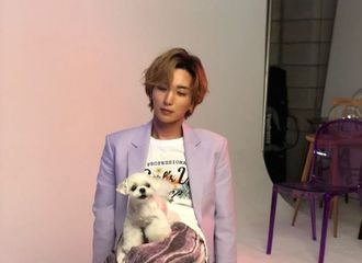 [分享]190820 利特携心空一同拍摄杂志《M KWAVE》画报 “美男与萌宠”