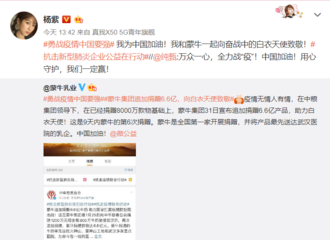 [新闻]200201 杨紫转发微博为武汉加油 致敬所有奋战中的白衣天使