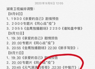 [新闻]200910 《中餐厅》本周五播放时间推迟 想要准时追综艺的虫虫注意啦！
