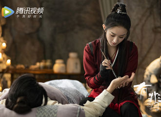 [新闻]210112 红衣阿翡裙摆一摇便惹人心醉 赵丽颖片场花絮视频&照片送上