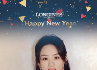 [新闻]210210 浪琴表送上赵丽颖春节祝福 祝你新的一年牛角勾福，牛年大吉！