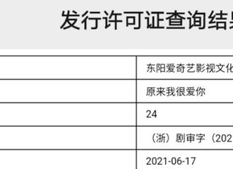 [新闻]210618 《原来我很爱你》成功获得发行许可证 林彦俊速速带着苏念衾出来营业！