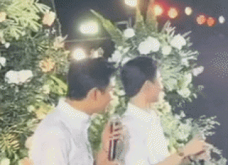 [新闻]210718 陈立农王彦霖合唱《今晚请嫁给我吧》献给新娘 祝王大爷和王大娘新婚快乐！